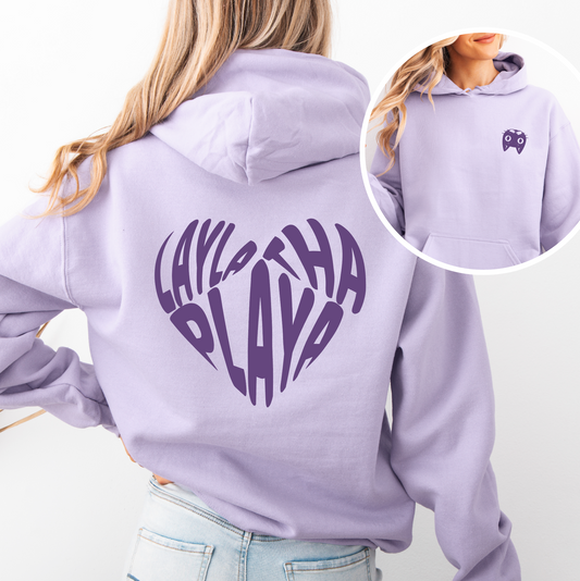 Layla The Playa Heart Hoodie