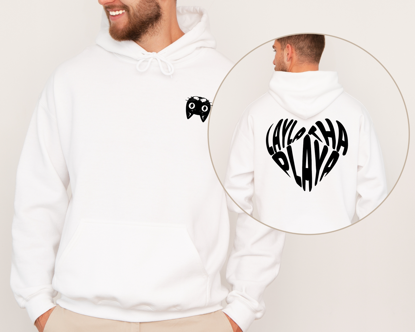 Layla The Playa Heart Hoodie