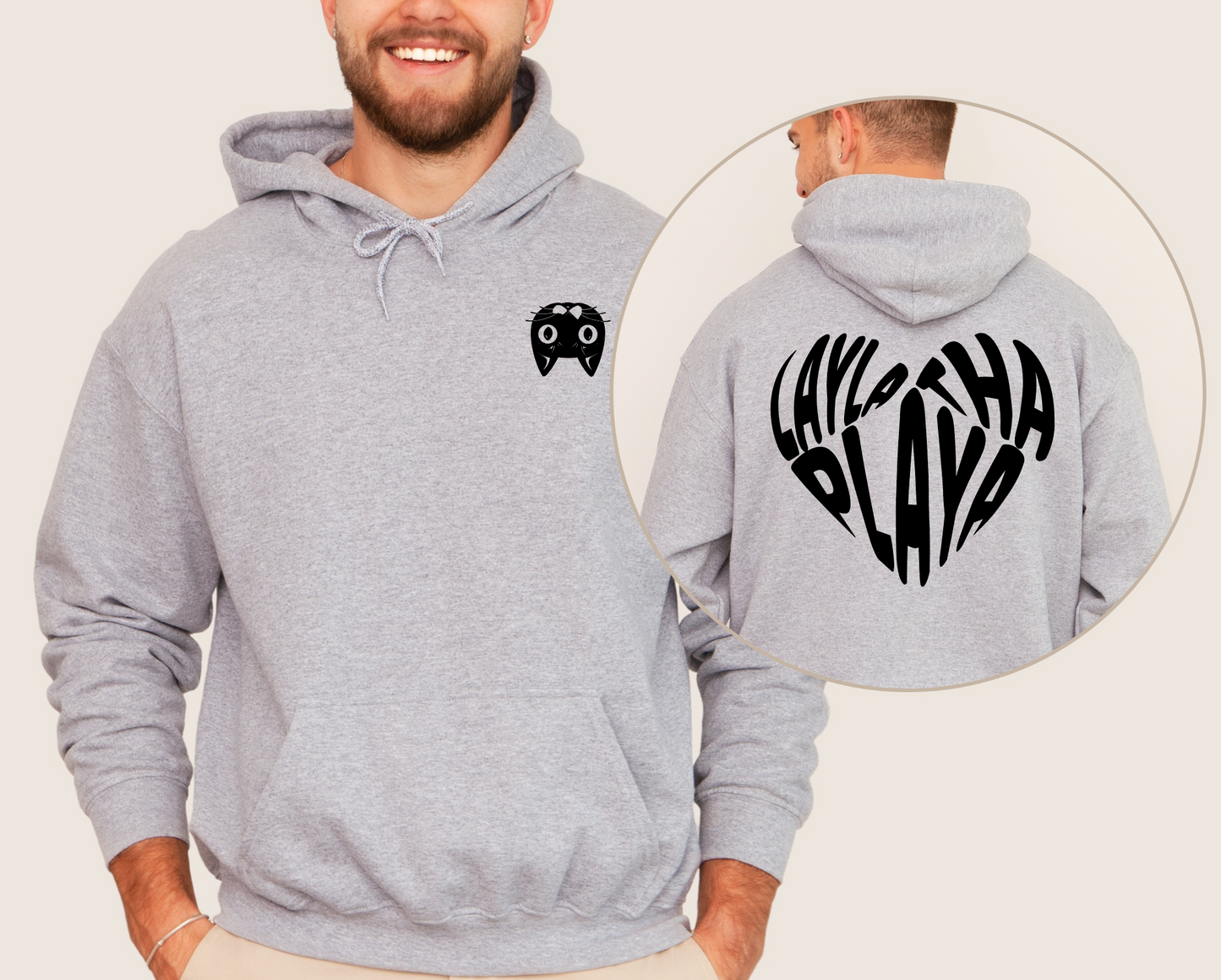 Layla The Playa Heart Hoodie
